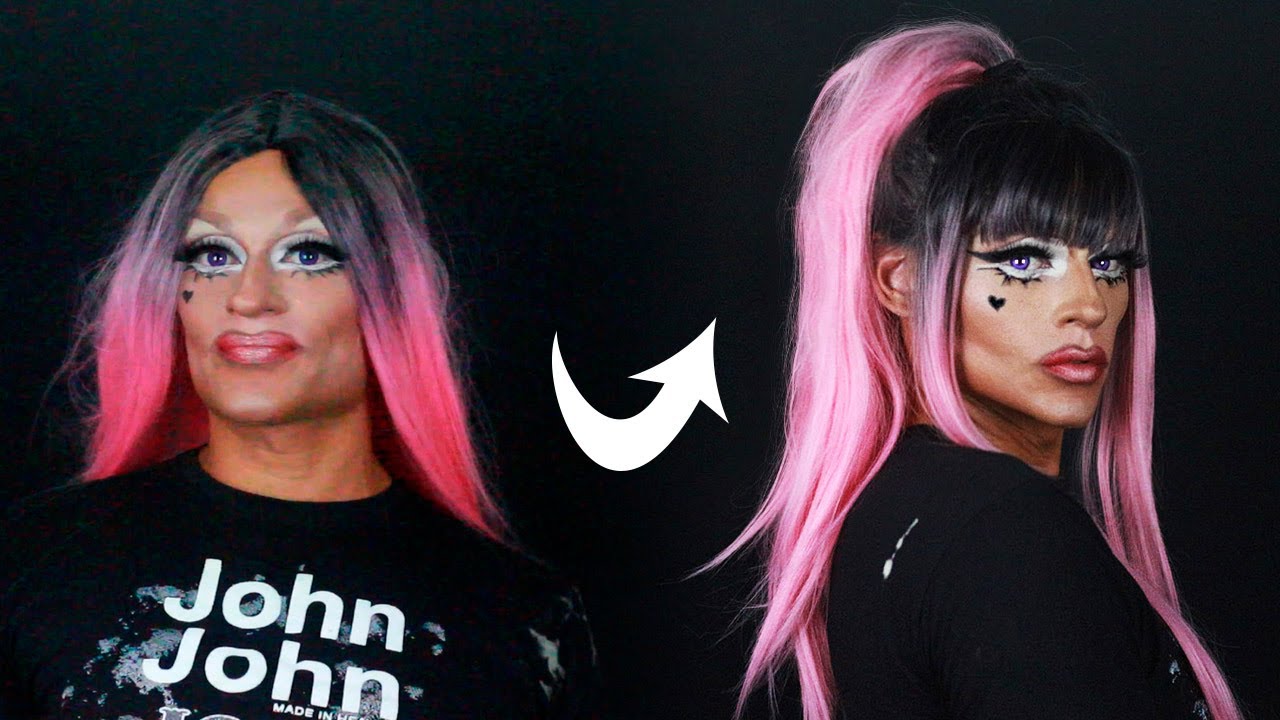 Como transformei um Wig simples em Super Glamourosa por Suzie Sarah Glock
