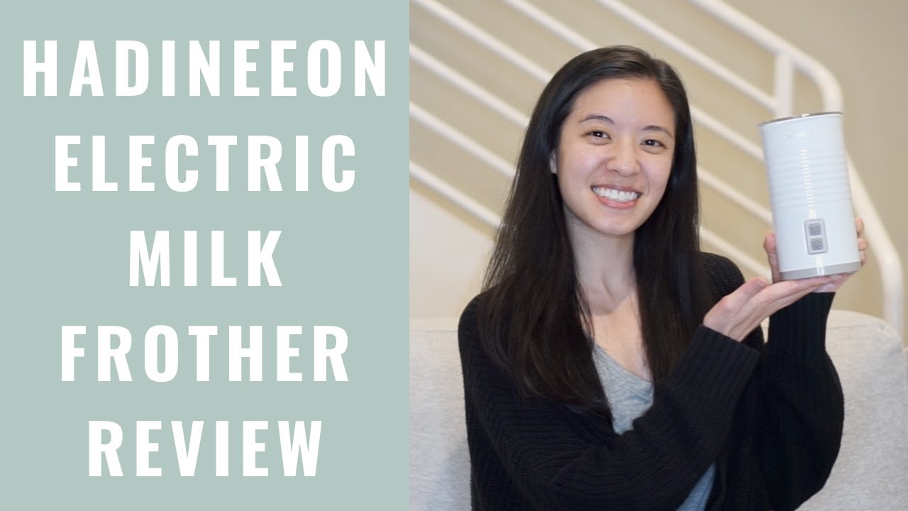 HadinEEon Electric Milk Frother Review YouTube