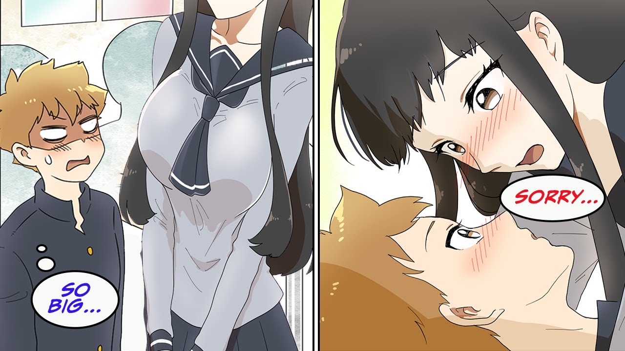 [Manga Dub] I ended up standing close to a tall girl on a crowded train… [RomCom]