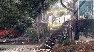 3d lumion 10 cinematic animation render Treehome - playground 3d lumion 10 cinematic animation render Treehome - playground