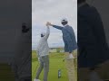 So close to a hole-in-one from @NoLayingUp Big Randy at Royal Porthcawl!
