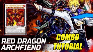 3 LINES YOU NEED TO KNOW: Red Dragon Archfiend Combo Tutorial | February 2024 | YUGIOH!