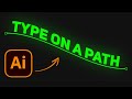 Type on a Path Tool in Illustrator - Course Part 17