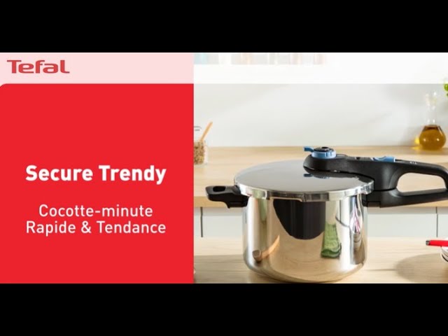 Tefal - Autocuiseur secure Trendy : préparez vos repas 2 fois plus vite ! 