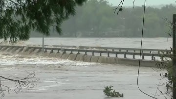Llano River Collapses Bridge