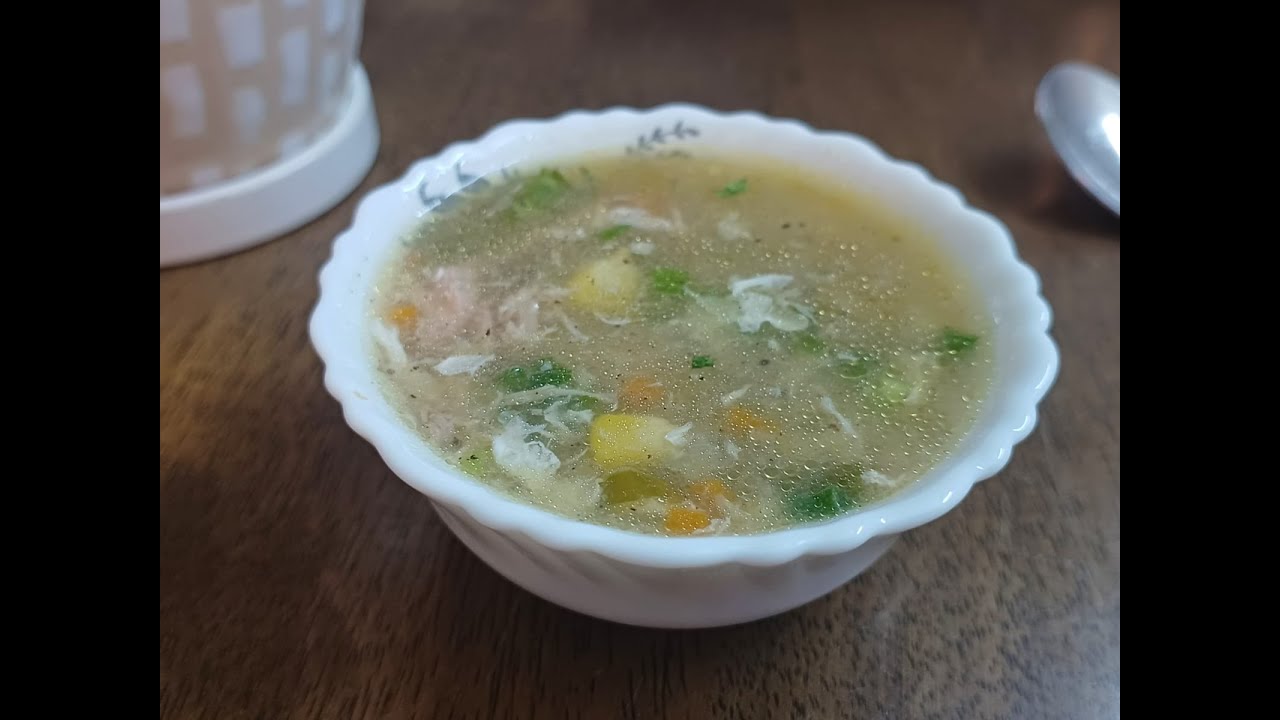 Chicken Sweet Corn Soup Chicken Soup Soup for Cold How to make