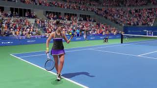 THE 2022 U.S OPEN CHAMPIONSHIP WOMENS SINGLES QUARTER FINALS 3# BIANCA ANDREESCU VS 6# SIMONA HALEP