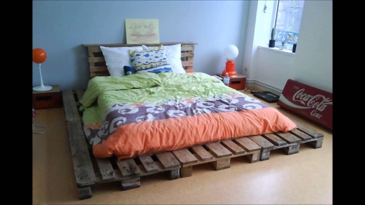 20 Brilliant Wooden Pallet Bed Frame Ideas For Your House You 20 Brilliant Wooden Pallet Bed Frame Ideas For Your House