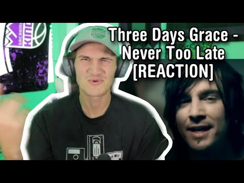 Three Days Grace - Never Too Late [REACTION]