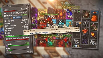 TOP 1 MAGIC LEVEL! ADVANCED TO 155!! | HOW TO LOSE 870 TC IN SECONDS | DOUBLE MW #tibiaferumbrinha