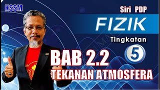 PDP 2.2 Fizik Tingkatan 5 Tajuk TEKANAN ATMOSFERA