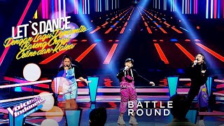 Celine Vs Cheryl Vs Kalea - Dynamite | Battle Round | The Voice Kids Indonesia Season 4 GTV 2021