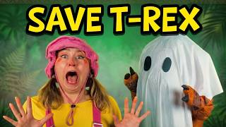 Lola &amp; T-Rex Halloween Adventure! 🎃🦖 Spooky Science Experiments ✨