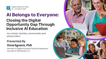 AI Belongs to Everyone: Closing the Digital Opportunity Gap Through Inclusive AI Education