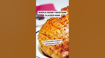 Maple honey mustard glazed ham | Taste.com.au