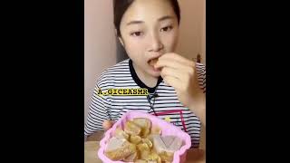 Yellow Hard Ice Eatingcrunchy Hard Ice Eating Asmr