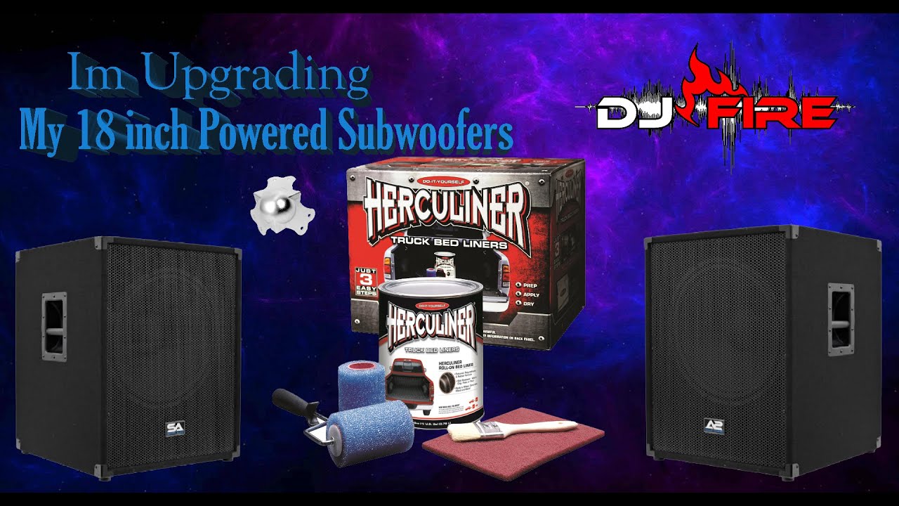 Upgrading My 18 inch powered subwoofers "Introduction" YouTube