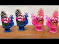 How To Make Beautiful Swan Portulaca Flower Pots From Plastic Bottles For Your Desh