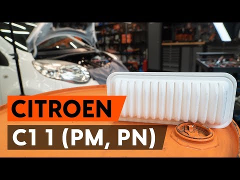 Как заменить воздушный фильтр двигателя на CITROEN C1 (PM, PN) [ВИДЕОУРОК AUTODOC]