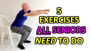 5 Essential Exercises For Seniors Over 60