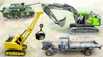 Tìm Xe Cẩu Múc Cát , Xe Tăng Điều Khiển , Xe Công Nông chở Máy Xúc lội nước , Ô Tô Đồ Chơi Xe Tải