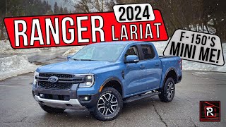 The 2024 Ford Ranger Lariat Is A Modernized Midsize Truck With Superior Turbo Power