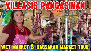 Palengke Tour in VILLASIS PANGASINAN | Food Market Visit Around The WET MARKET & BAGSAKAN MARKET!