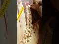 New stylish back hand mehndi design #shorts#reel#reels#new#simple#shortsfeed
