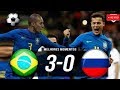 Brasil 3 x 0 Rússia 23/03/2018 Melhores MOMENTOS Moscow Russia