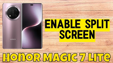 How To Split Screen Honor Magic 7 Lite || Enable split screen