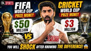 FIFA World Cup vs Cricket World Cup Prize Money 😱 | The Difference Will Shock You!