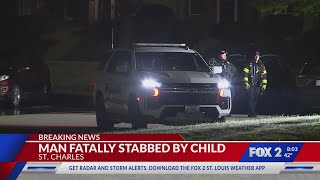 Man dead in overnight stabbing in St. Charles, juvenile in custody