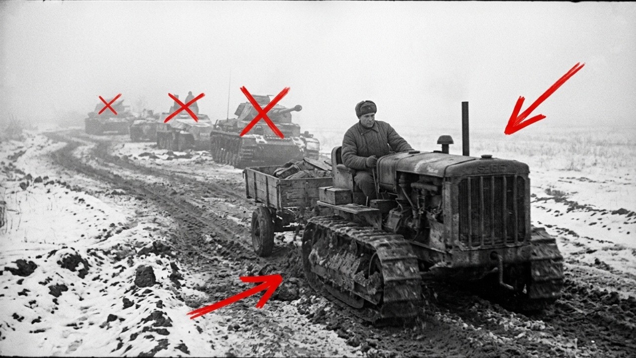 Узбекский механик залил в советский трактор ЧТО-ТО - и 41 немецкий танк встал намертво