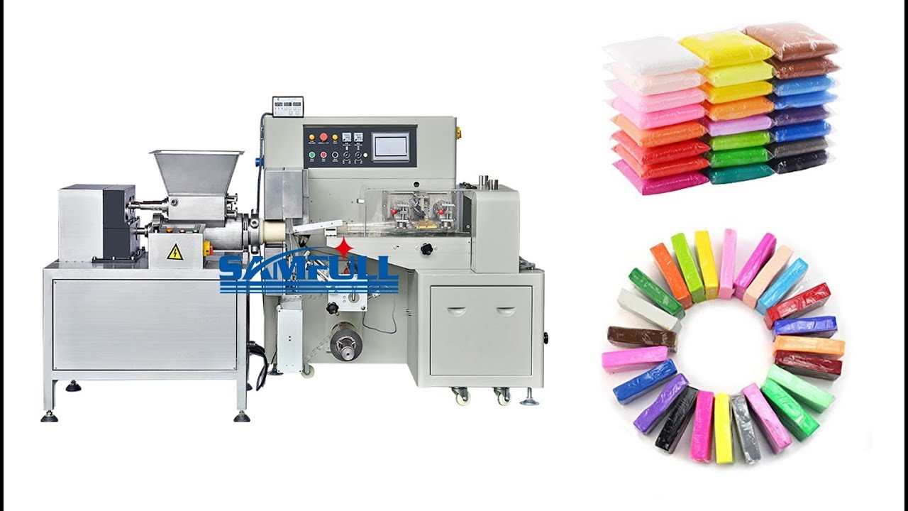 Sugar Paste Fondant Dough Putty packing machine - YouTube
