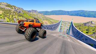 Full Throttle INSANE Long Downhill Mayhem! | BeamNG.drive Epic Crashes & Speed Test #162 screenshot 4