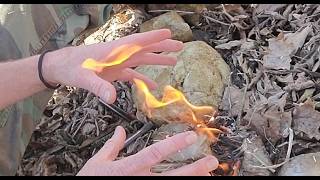 Cant start a campfire? This one trick will help!