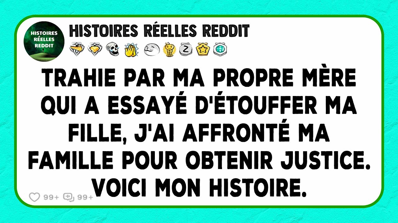 Trahie par ma propre mère qui a essayé d'étouffer ma fille, j'ai affronté ma famille pour obtenir...