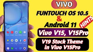 FuntouchOS 10.5 & Android 11 in Vivo V15pro, V15 &  V19 | How Install Vivo v19 Stock theme in V15pro screenshot 5