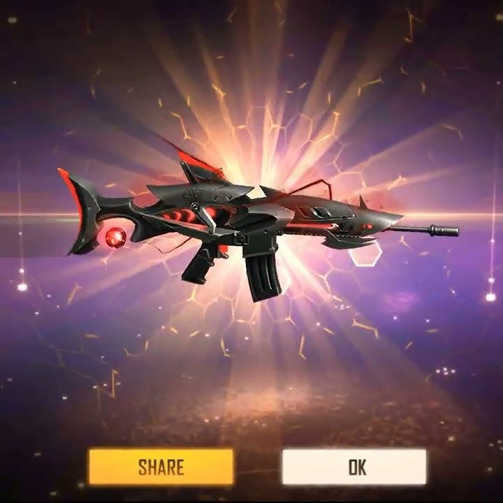 #FREEFIRE KA#SCAR-MEGALODON ALPHA KA LEVEL UP #4 LEVEL HO GAYA HAI🔥🔥  #ROSHAN GAMER🔥🔥🔥@***