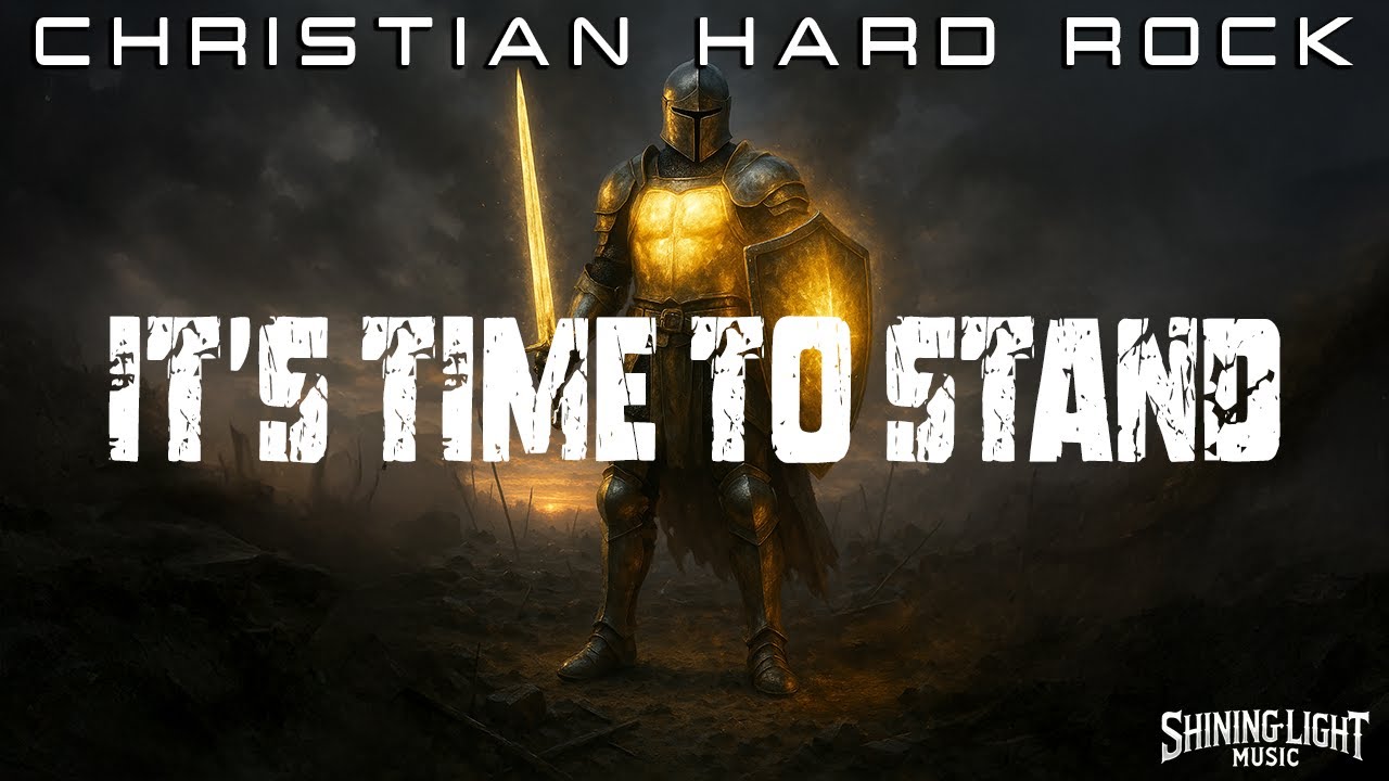 Shining Light Music - It's Time To Stand (Lyric Video) | Christian Hard Rock