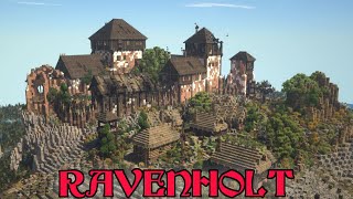 Realistic Minecraft Castle | Lets Build Ravenholt | Episode 5 - Medieval Minecraft Castle