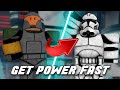 How to get power fast in roblox coruscant