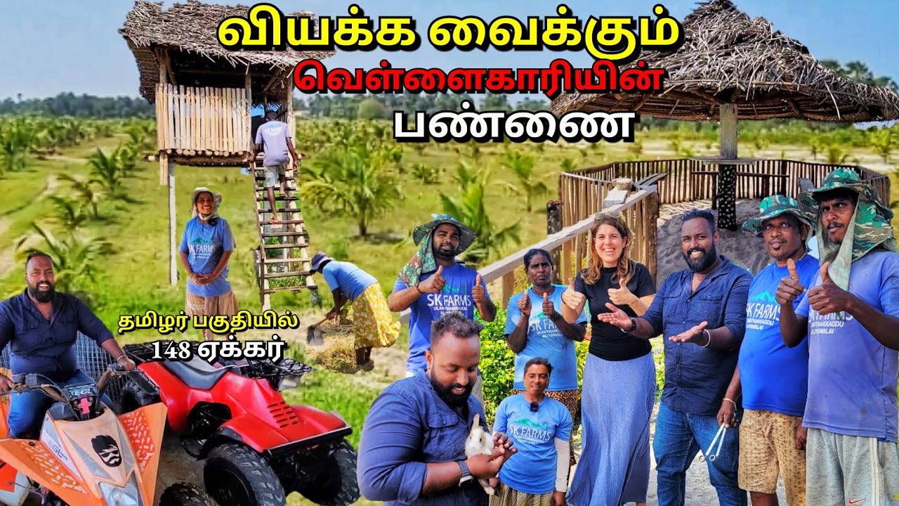 வெள்ளைக்காரியின் பிரம்மாண்ட பண்ணை!😲 யாழ்ப்பாணத்திலும் ஆரம்பம்! Biggest SK Farm | Alasteen Rock