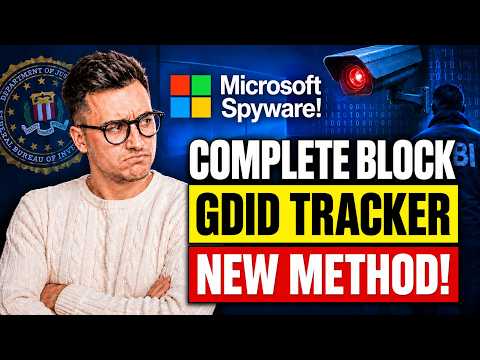NEW Method to Block Microsoft GDID Tracker on Windows 10/11 | Guide to Remove GDID Spyware from PC