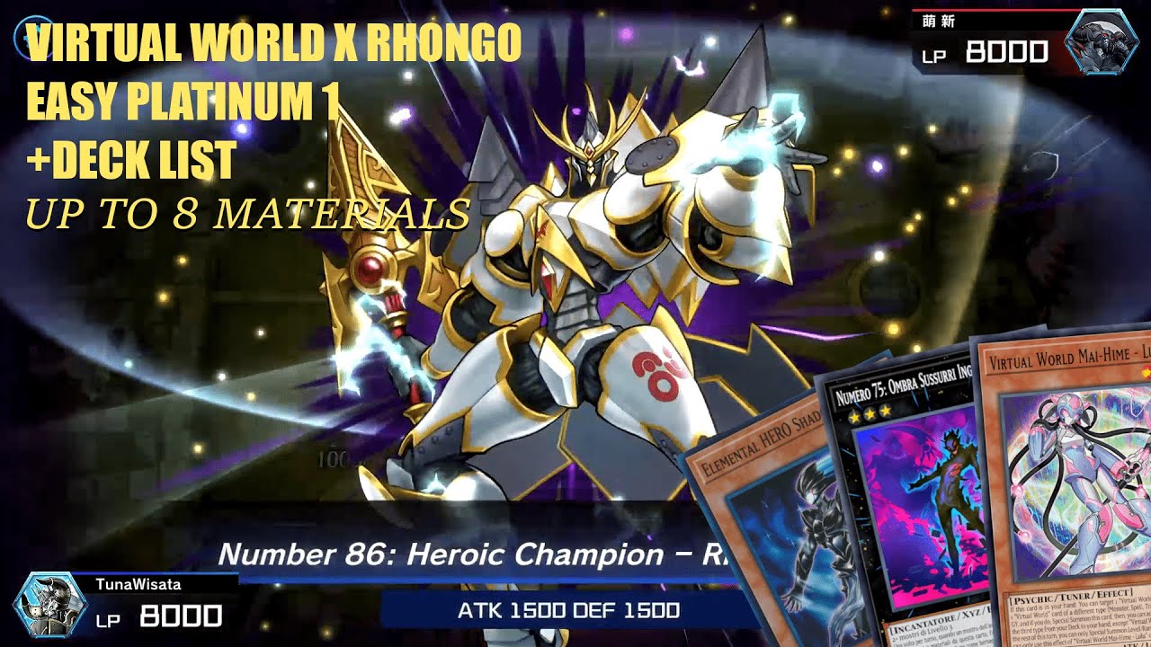 PLATINUM 1 DECK | VIRTUAL WORLD X RHONGO