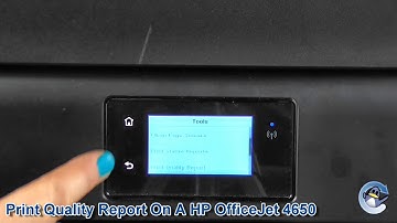 Print Quality Report HP OfficeJet 4650