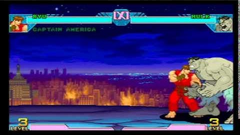 Marvel vs Capcom (PSone): New Ryu Morph Combos (2)