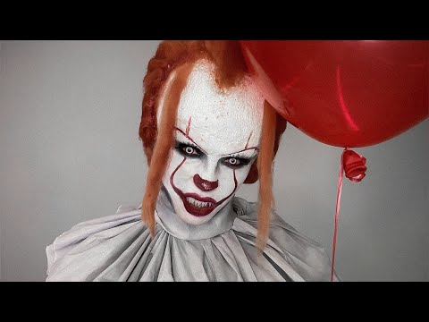 Pennywise makeup🔥жуткий клоун из ОНО #halloween #pennywise #horror #clown #пеннивайз #гримклоуна