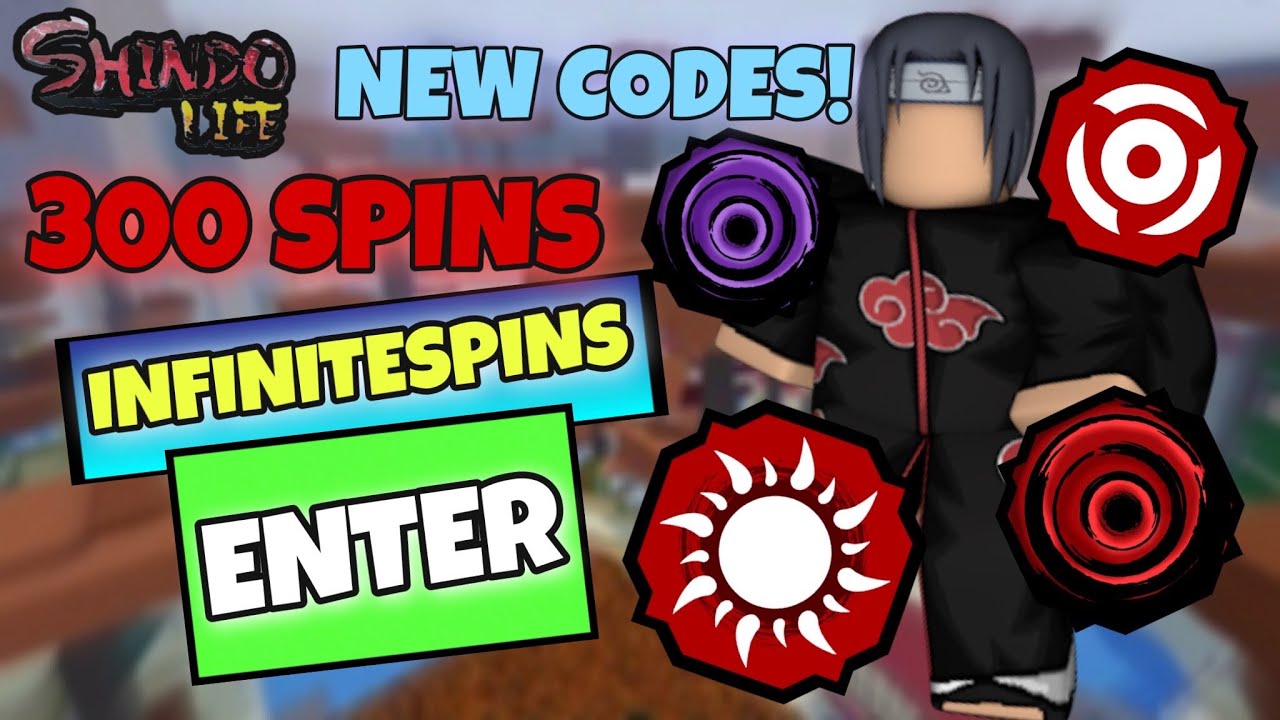 300 Spins All New Shindo Life Codes 2021 For Free Spins And Bloodlines Roblox Youtube