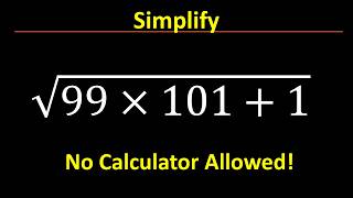 Nice Math Problem | No Calculator Allowed | Math Olympiad